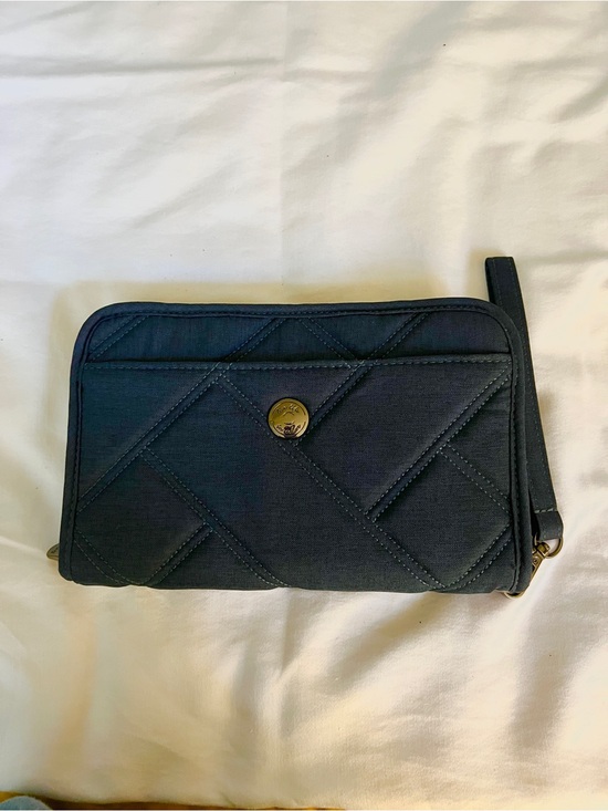 lug Handbags - Lug Zeppelin Quilted Wristlet Wallet - Heather Indigo